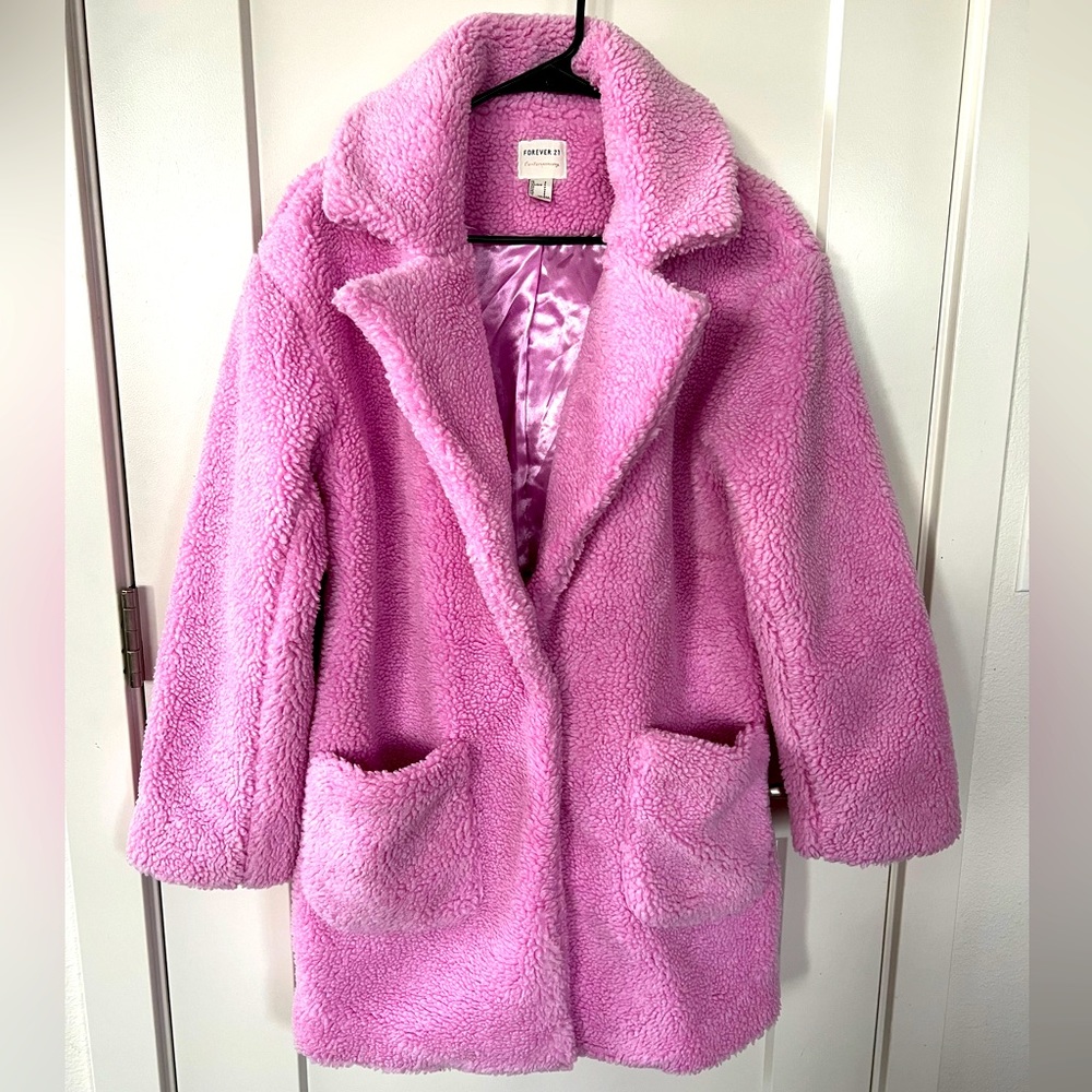 Forever21 Teddy Coat/Trench coat
